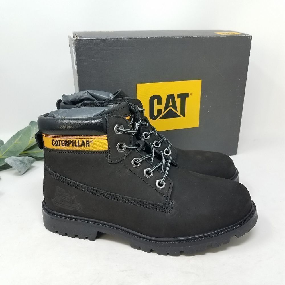 CAT Colorado Black Kids Boots 3M New‎ in Box